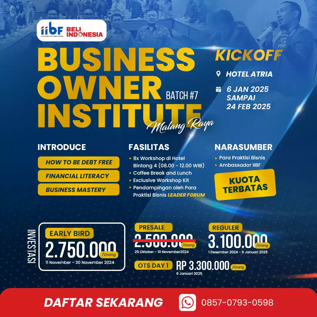 Business Owner Institute Batch #7